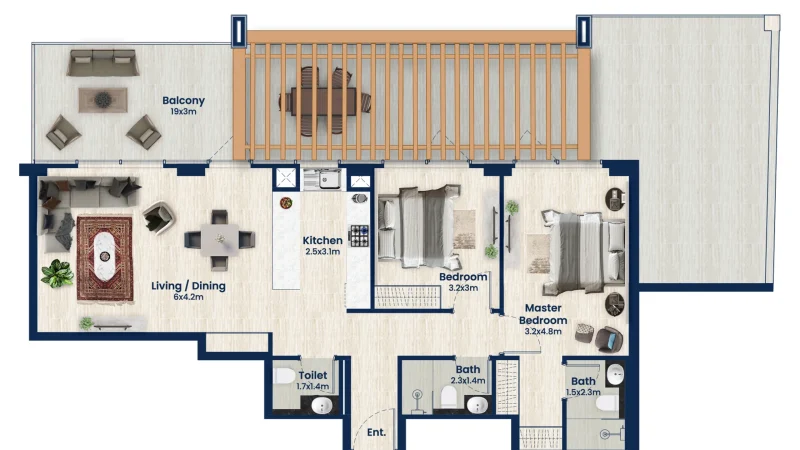 Samha_13_Flat07_OneBedroom